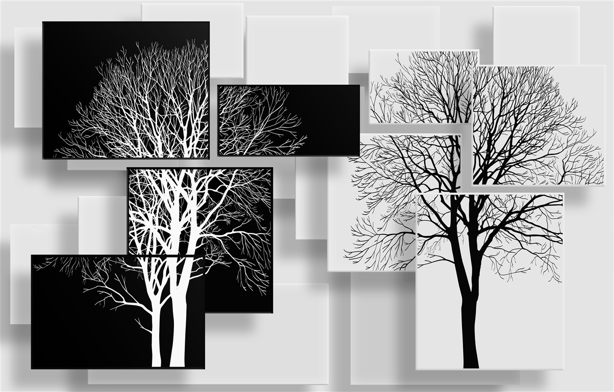 Papier peint ARBRES MODERNES
