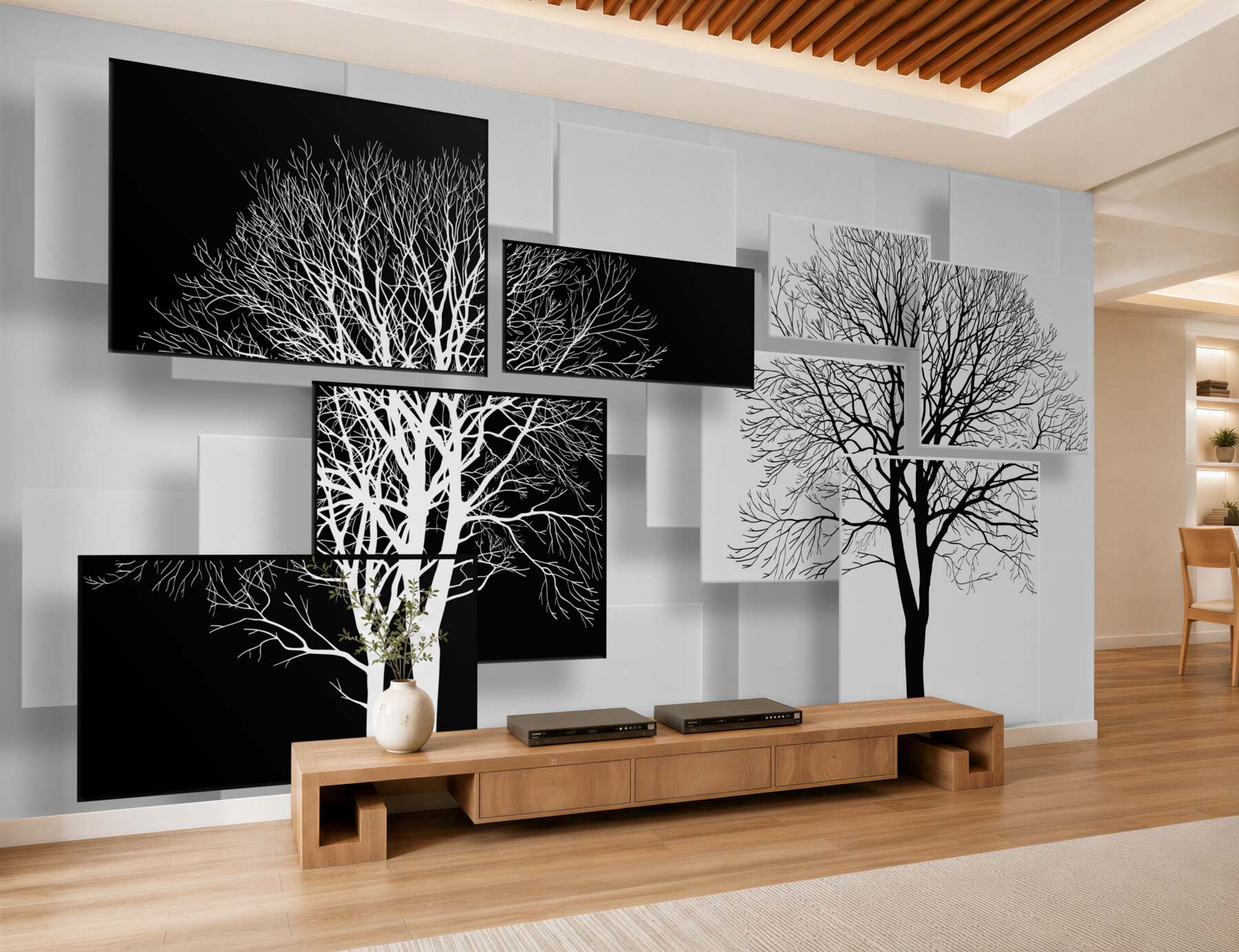 Papier peint ARBRES MODERNES