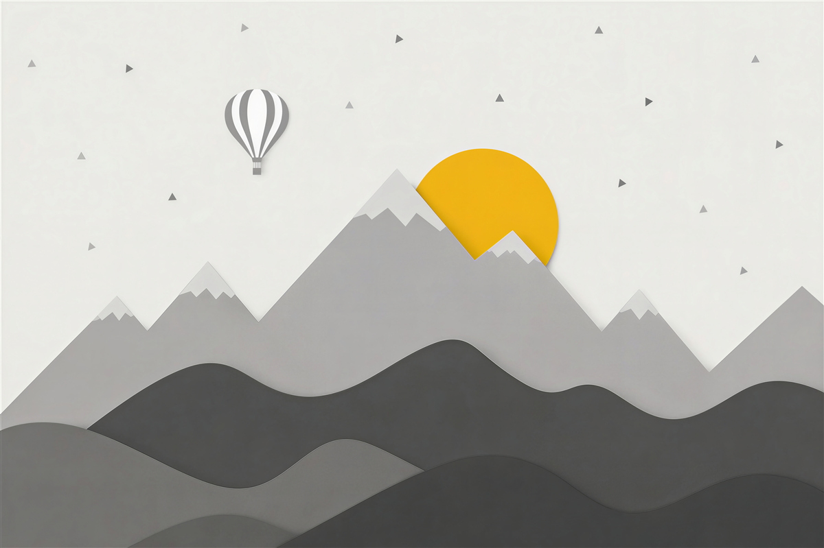 Papier peint Montagnes féeriques