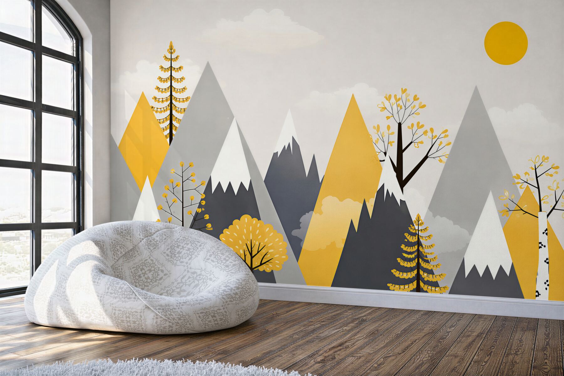 Papier peint Sommets montagneux
