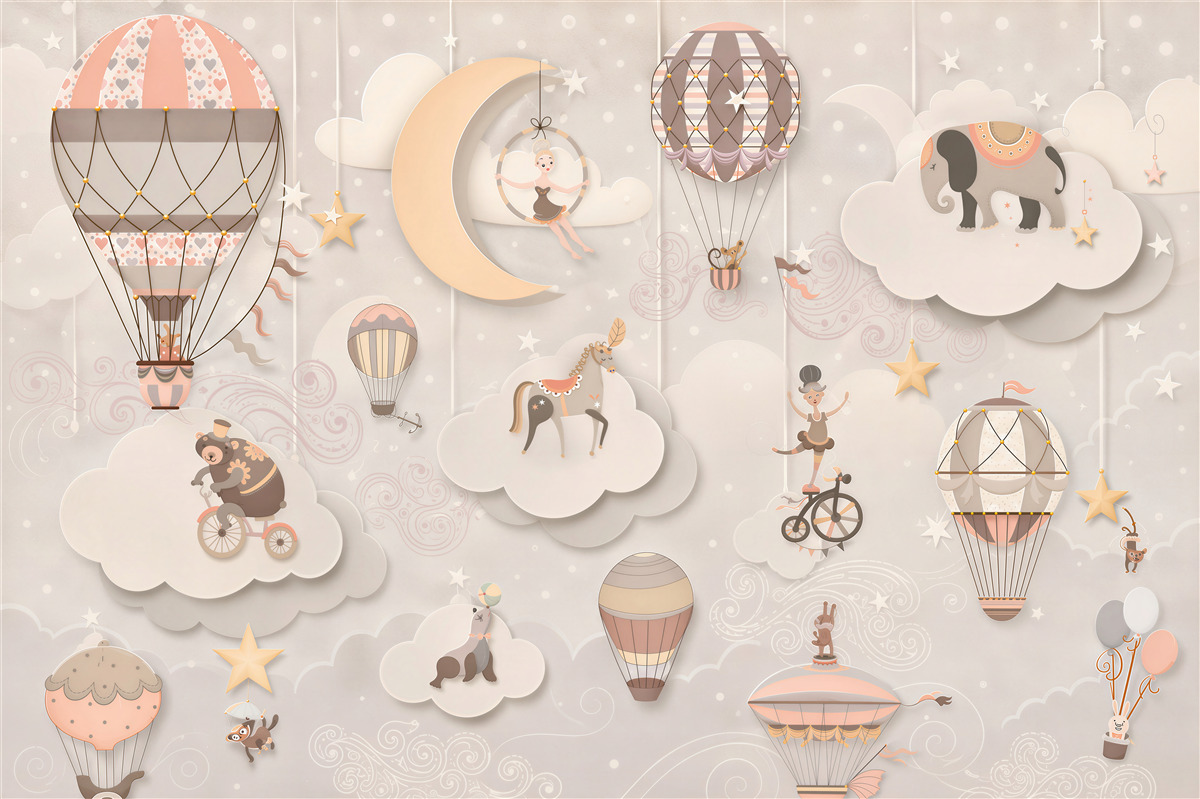 Papier peint Tous les animaux se couchent la nuit