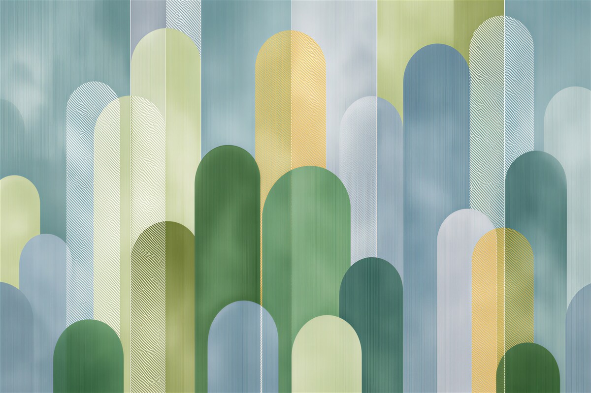 Papier peint Bandes abstraites verticales