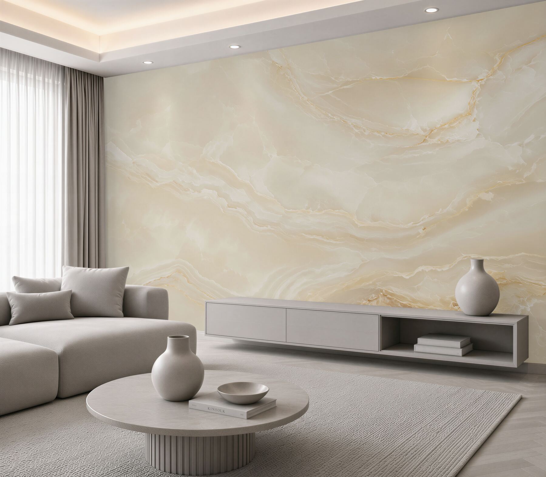 Papier peint onyx élégant