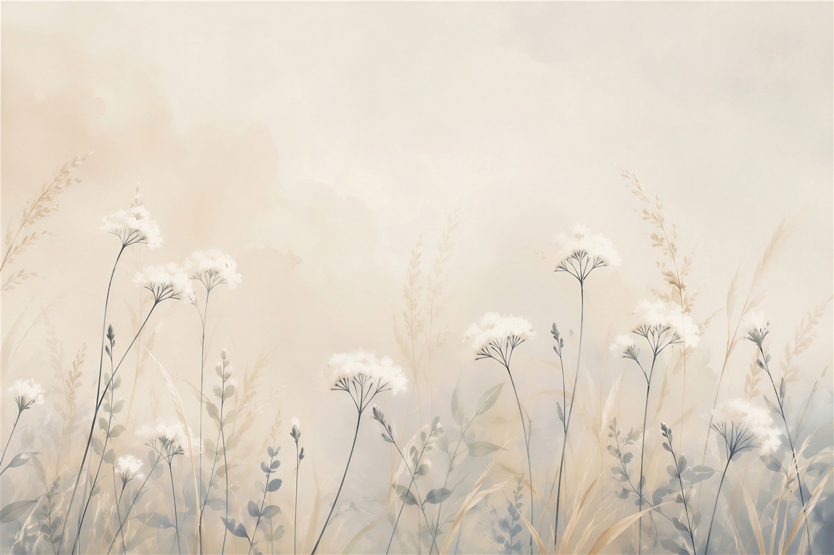 Papier peint Douces marguerites des prairies
