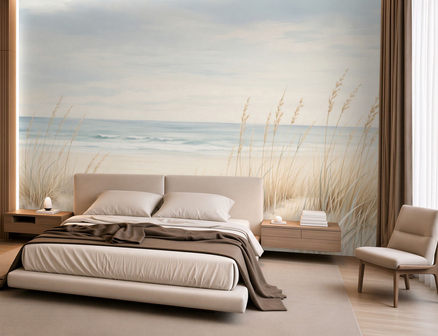 Papier peint Plage paisible