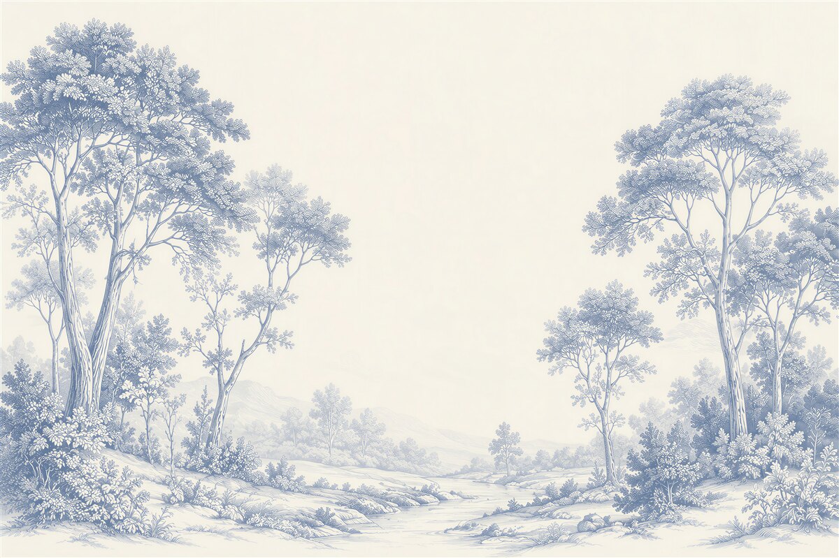 Papier peint Paysage Forestier Artistique