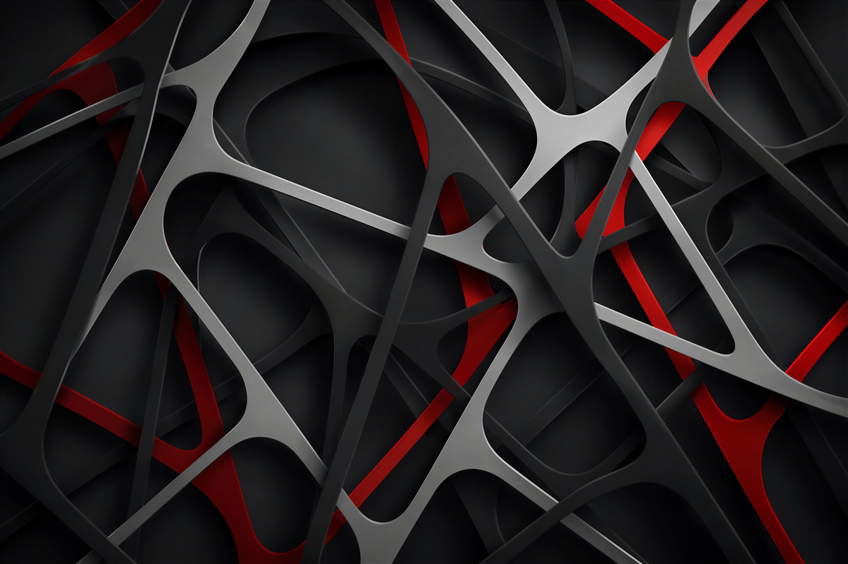 Papier peint vagues abstraites 3D beiges modernes