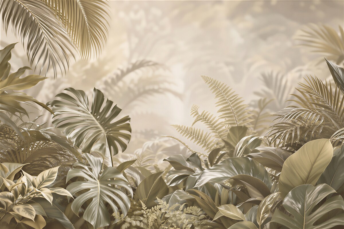 Papier peint forêt tropicale
