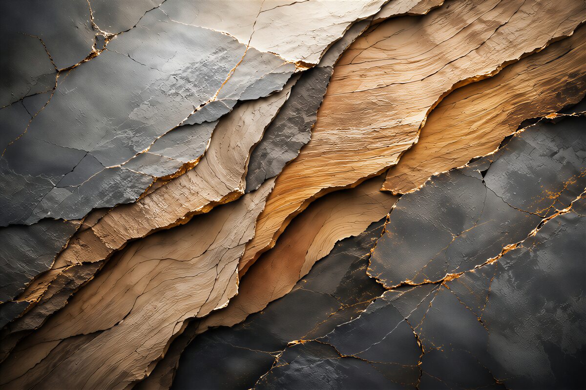 Papier peint texture de pierre et de bois