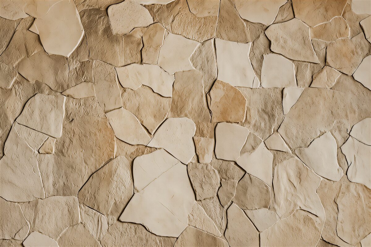 Papier peint carreaux en pierre