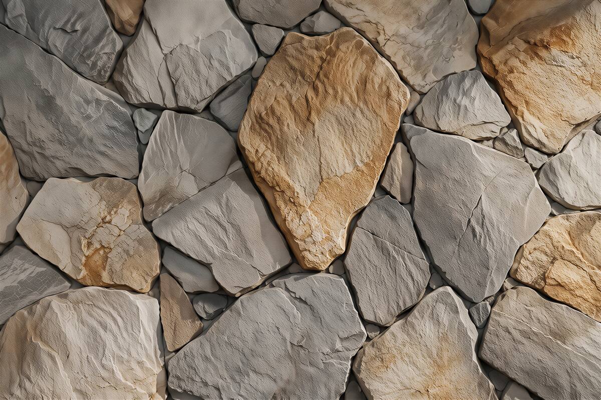 Papier peint murs en pierre