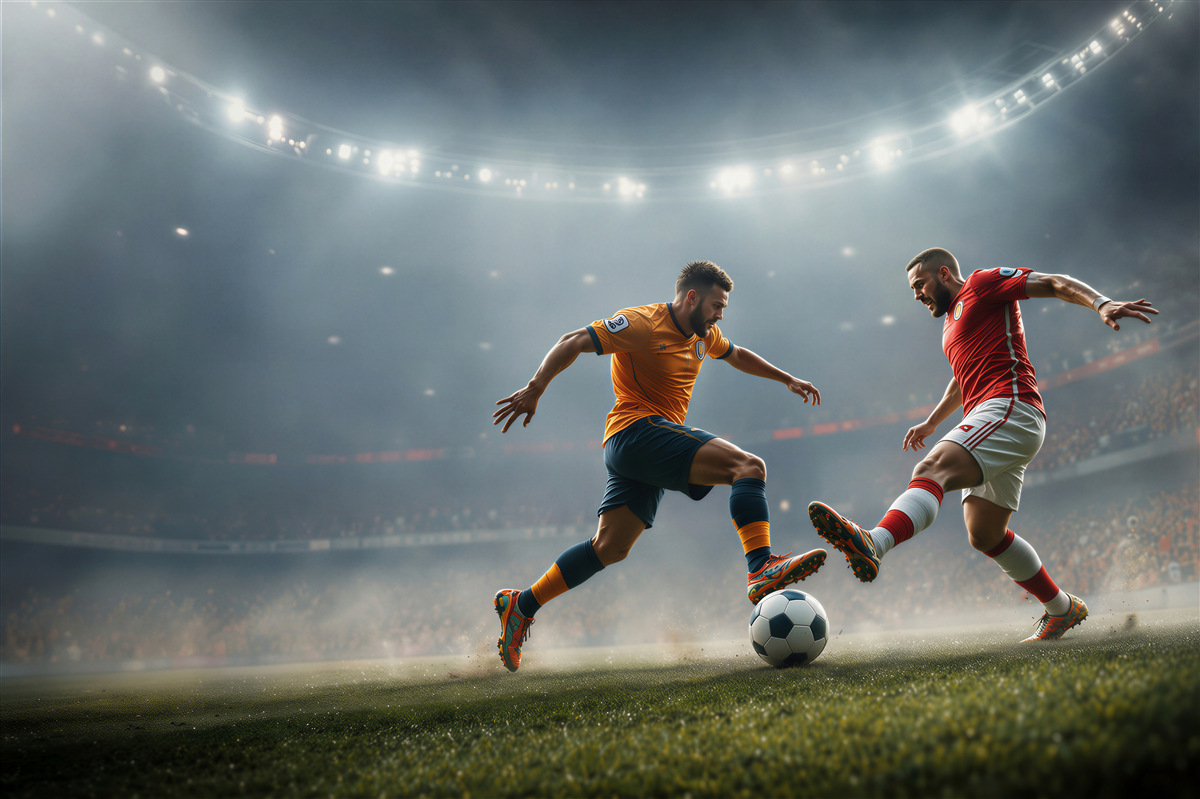 Papier peint football au stade
