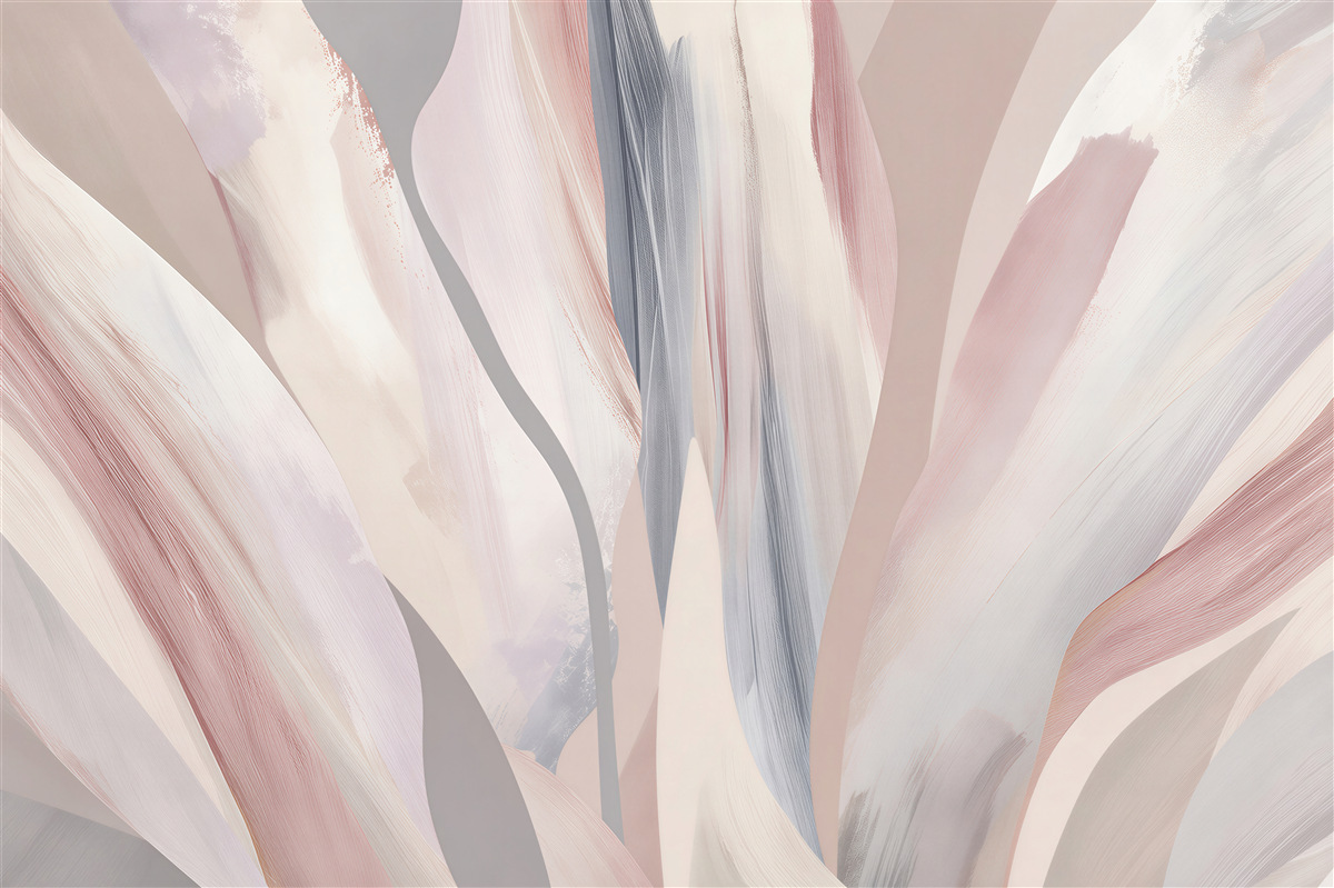 Papier peint bandes abstraites